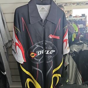 Marshall Black Racing Jersey with Red, Yellow & White Accents